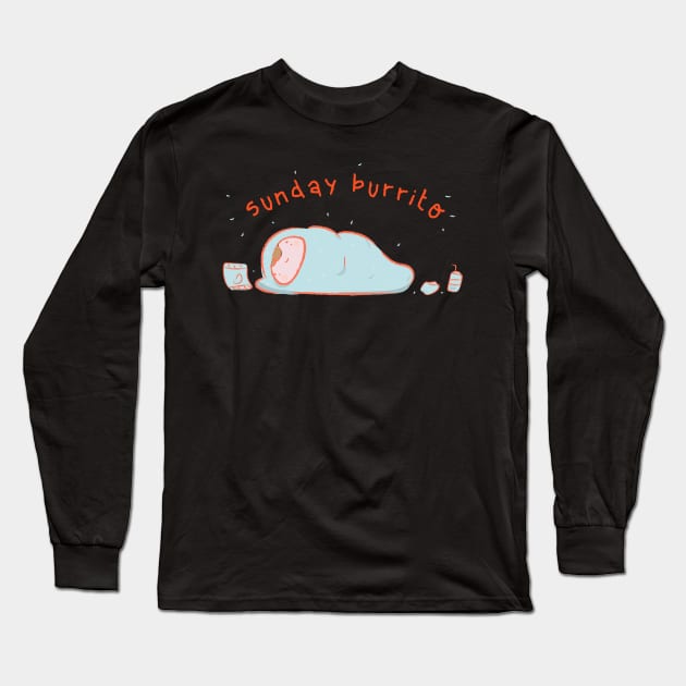 Sunday Burrito! Long Sleeve T-Shirt by SoyVi